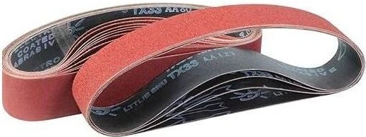 Schleifband 50 x 686 mm - Gemischtes Schleifband Set (3 x Körnung 60/80/120/180/240) für Bandschleifer 15-teilig