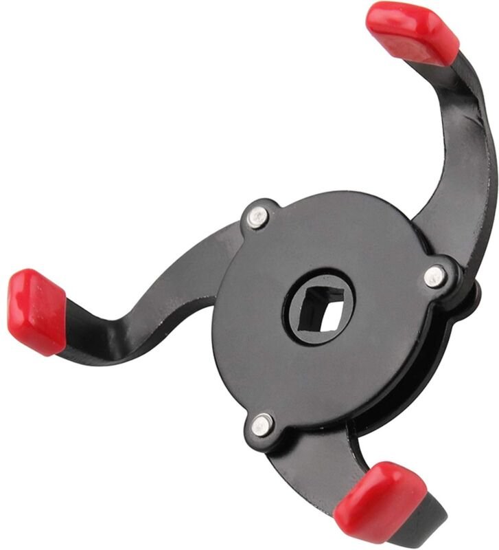 Thumbnail - Beijiyi - Universeller Auto-Ölfilterschlüssel, 3 Backen, drehbarer Griff, abnehmbarer Ölfilterschlüssel, Durchmesser 60 ...