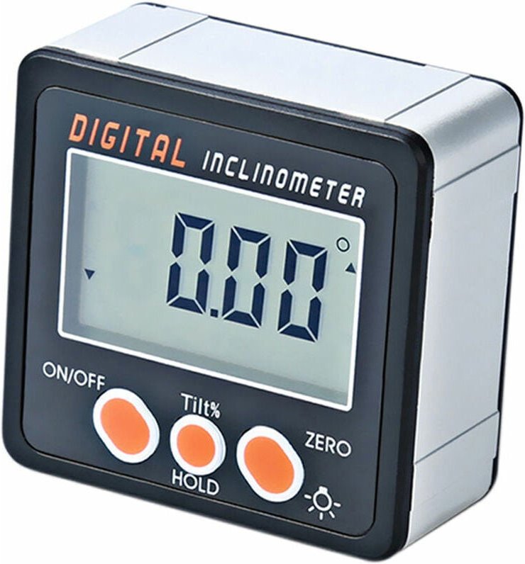 Digitaler Neigungsmesser, 0–360°, Magnetfuß