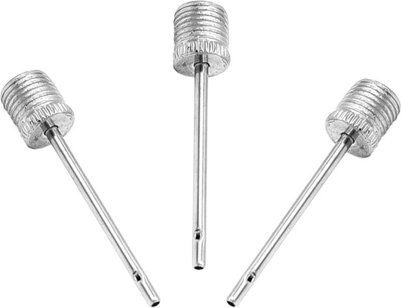 Set mit 3 Edelstahl-Luftpumpennadeln für Fußbälle, ideal zum Aufpumpen von Fußbällen, Basketbällen, Volleybällen, Netzbä...