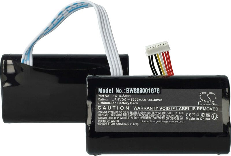 Vhbw - Akku Ersatz für dji WB4-5000 für Drohne Controller (5200 mAh, 7,4 v, Li-Ion)