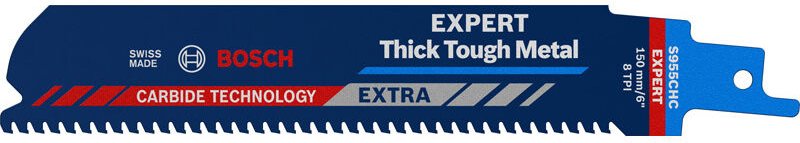 Accessories 2608900365 expert 'Thick Tough Metal' s 955 chc Säbelsägeblatt, 1 Stück Sägeblatt- - Bosch