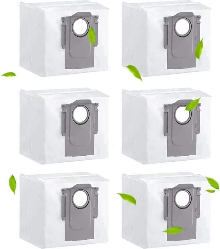 6 Stück Staubbeutel für Roborock S8 S8+/S8 Pro Ultra/ S7 maxv Ultra/ Q7 max/ Q7 max+/ S7 Pro Ultra/Q5+ Beutel Staubsauge...
