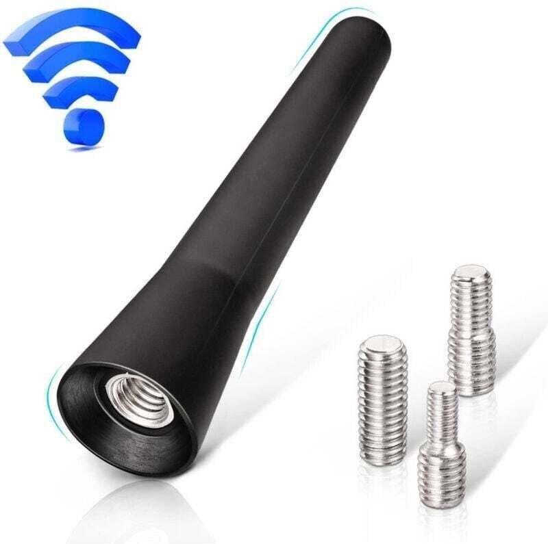 FM/DAB-Autoradioantenne, 6,5 cm Mini-Kurzantenne mit leistungsstarker FM/AM/DAB-Empfangsfunktion