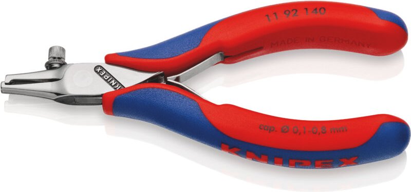 Knipex - 11 92 140 Abisolierzange 0.1 bis 0.8 mm