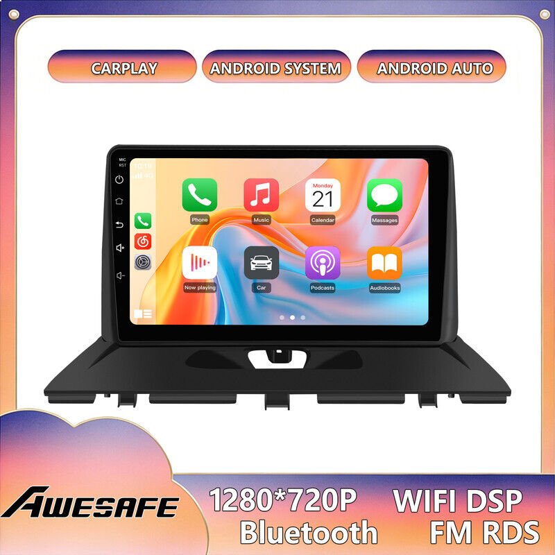 AWESAFE Autoradio Android 13 2GB+32GB für Peugeot Expert (2007-2016) 9'' Bildschirm mit Carplay GPS Bluetooth Android Au...