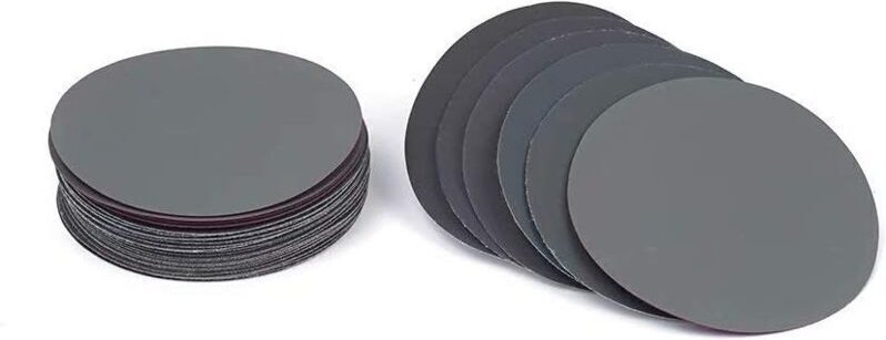 Runde Nass- und Trockenschleifscheiben, Körnung 600/800/1000/1200/1500/2000, Klett-Schleifscheiben, Schleifpapier, 30 St...