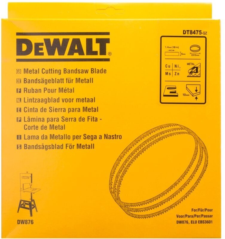 Bandsägeblatt 2215x6x0,6 mm 1,4 mm - Dewalt