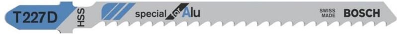 Stichsägeblatt t 227 d, Special for Alu, 3er-Pack - Bosch