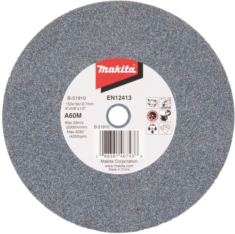 Schleifstein A60M, 150 x 16 x 12,7 mm - Makita