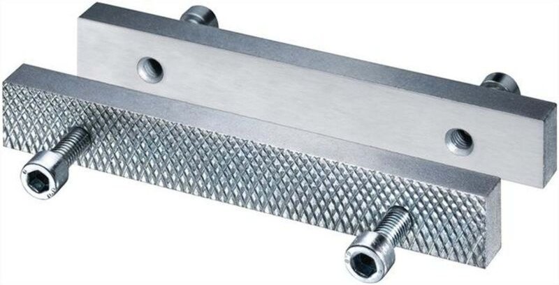 Schraubstockbacke Front Backenbreite 120 mm glatt/geriffelt passend zu 4000 830 340 und 4000 830 349