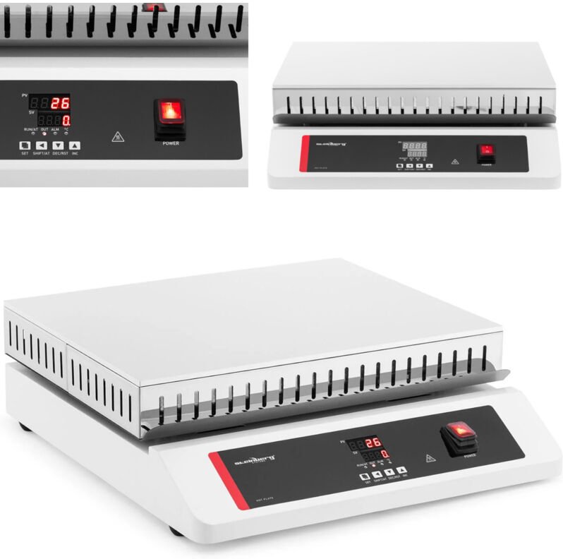 Steinberg Systems - Laborheizplatte Heizplatte mit Temperaturregelung 2650 w 45 x 35 cm 350 °c