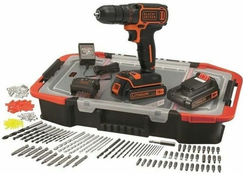 Thumbnail - Bohrmaschine mit Schraubfunktion Black & Decker BDCDC18BAST-QW 18 V 15 Nm