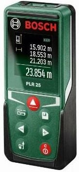 Bosch - Digitaler Laser-Entfernungsmesser plr 25 0603672501
