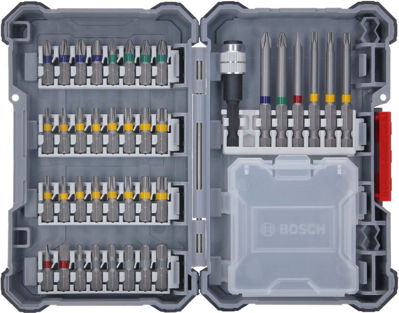 Bosch Pick and Click-Schrauberbit-Set Extra Hard mit Universalhalter 40-teilig