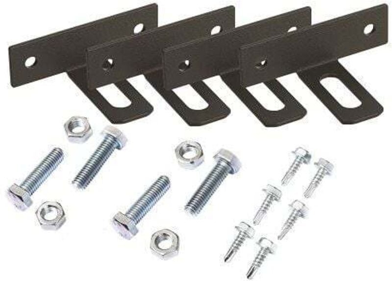 T-Verbinder für Zaunfeld 4 Stück, RAL-Farbe 7016 weiteres Zaunzubehör - Polbram