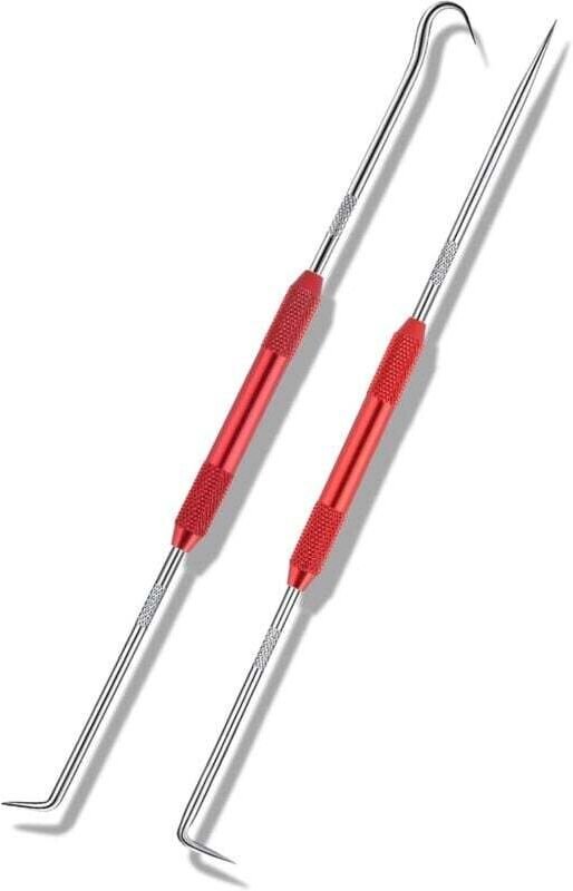 Ensemble de 2 crochets et goupilles en acier au carbone, crochet et goupille annulaires universels à double extrémité, a...