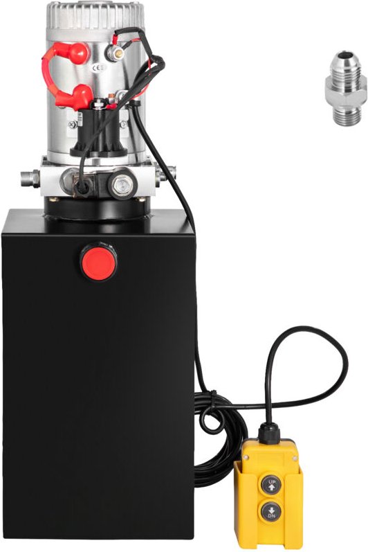 Elektrische Hydraulikpumpe von Mophorn, 15 Quart einfachwirkende Pumpe für Kippanhänger