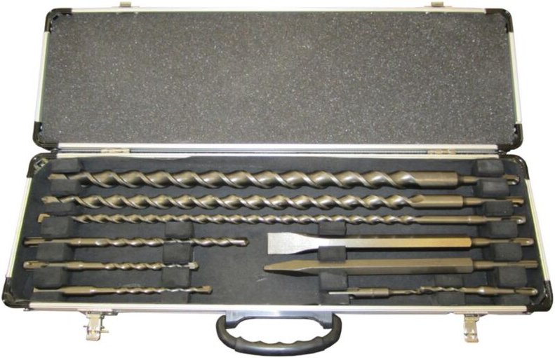 D-21191 Bohrer und Meißel Set SDS-Plus 10 tlg. + Koffer - Makita