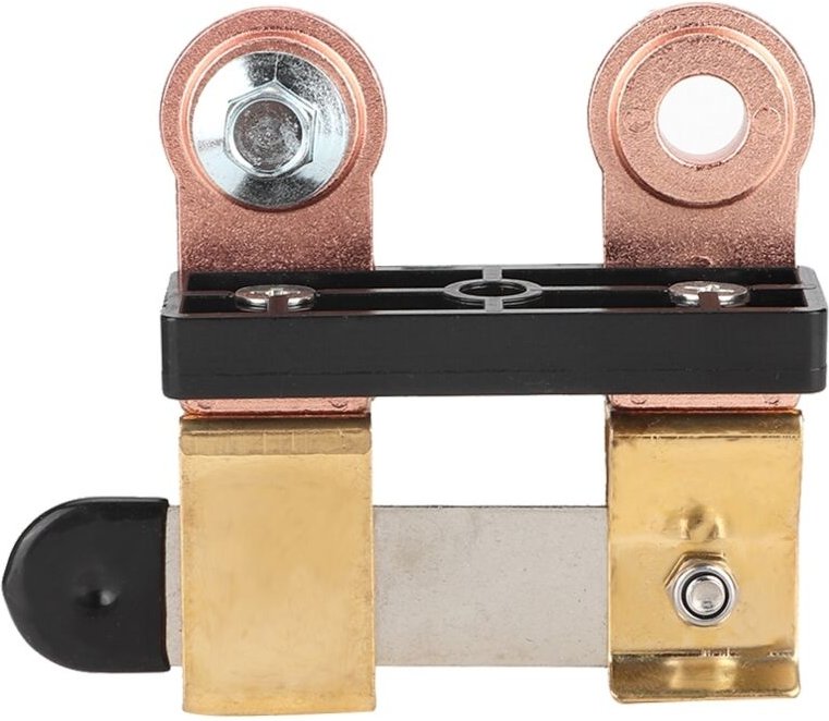 Autobatterie-Trennschalter, Messerklingenschalter, Klemmen-Batterietrennschalter.