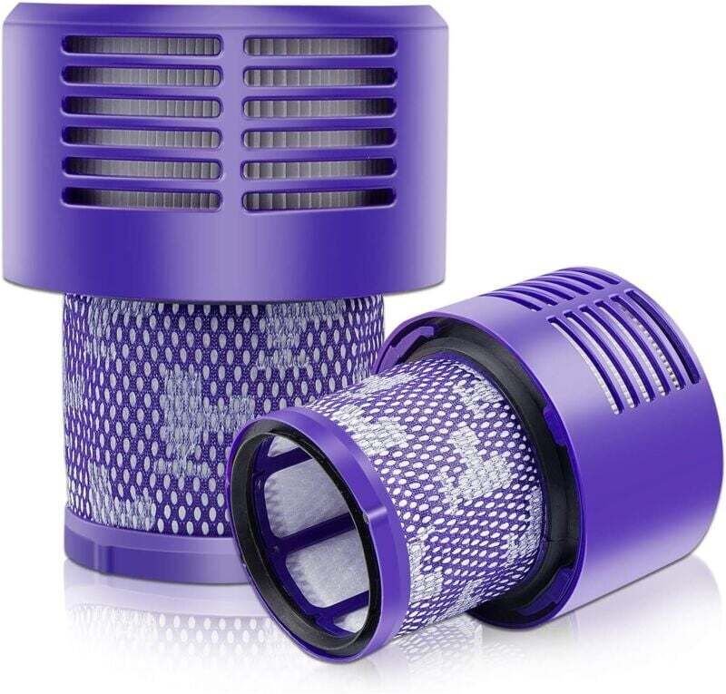 Packung mit 2 Ersatz-Heckfiltern für Dyson V10, V10 Absolute, V10 Animal, V10 Motorhead, V10 Total Clean, SV12 Staubsaug...