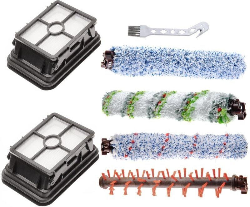 7-tlg. Zubehör-Set kompatibel mit Bissell Crosswave 2588N Staubsauger - Vhbw