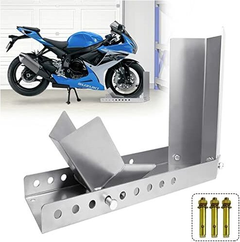 Motorrad Wippe Verladehilfe Schiene Motorrad vorne Vorderradklemme Radklemme Radwippe Motorrad Motorradständer (1 Stück)...