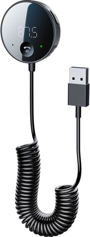 Auto-FM-Transmitter, Auto-Bluetooth-Empfänger mit LED-Anzeige, 3,5-mm-AUX, microSD-Kartenleser