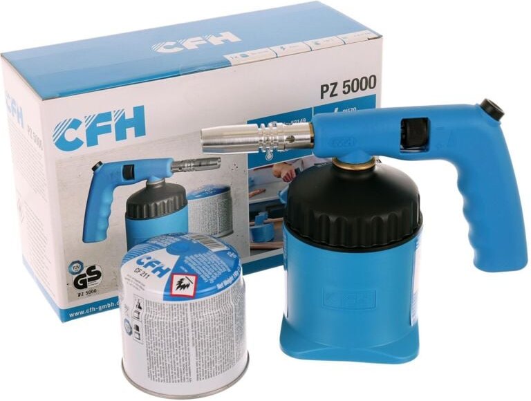 Lötlampe pz 5000 blau inkl. 1 Kartusche