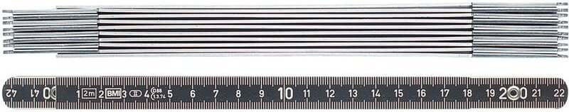 BMI Leichtmetall-Gliedermaßstab 2mx14mm