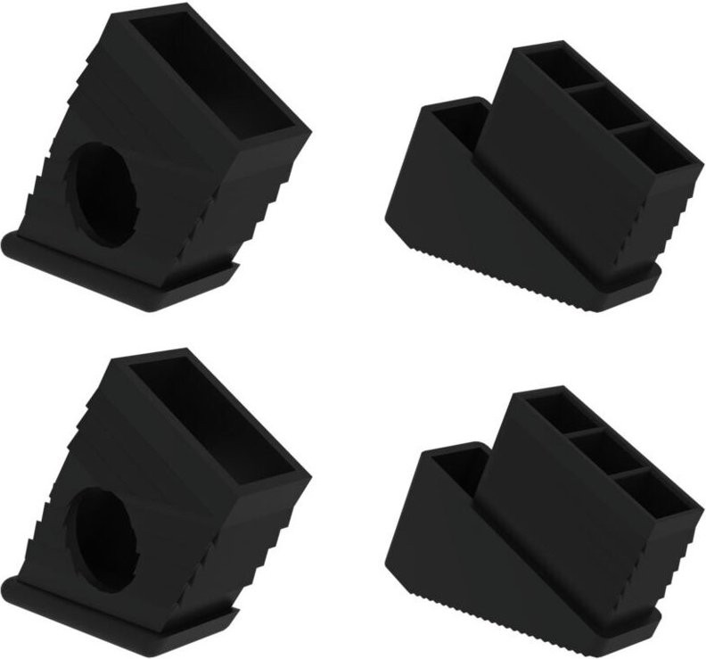 MUNK Innenschuhe für Mehrzweckleiter-Kompakt-Tritt 4 Stück