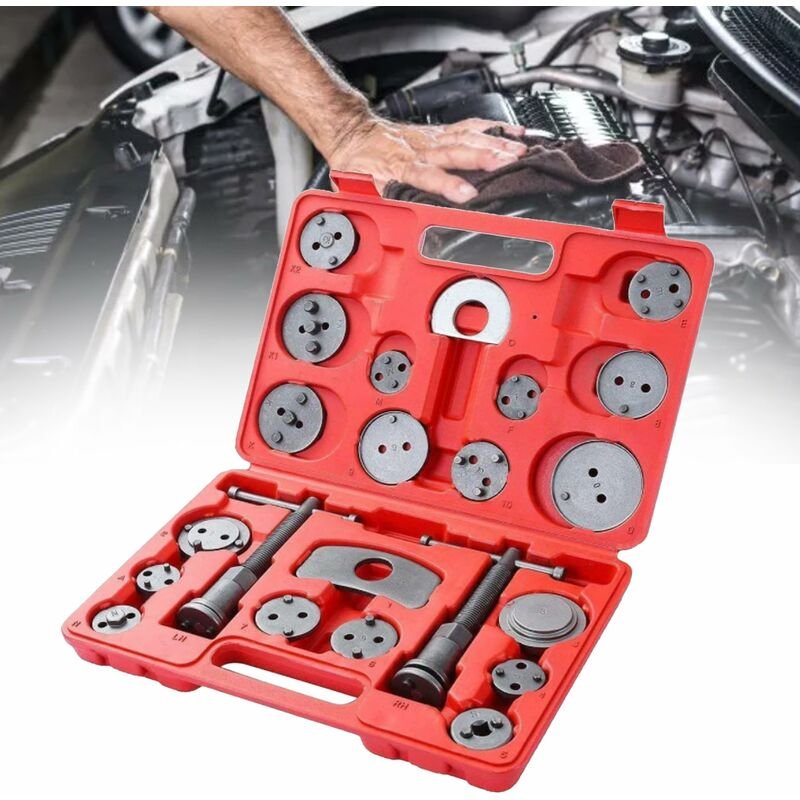 Yardin - Bremskolbenrücksteller Bremsenrücksteller Auto Fahrrad 22 tlg. Universal Instandsetzung Werkzeug Set ölfiltersc...