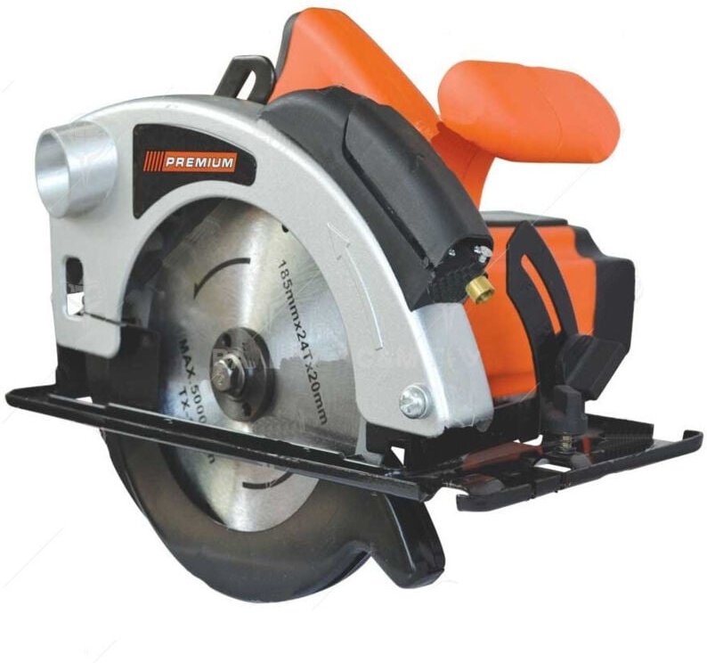 Trade Shop Traesio - Trade Shop - troncatrice sega circola für lama 185mm regulable 1300W 4500 rpm -