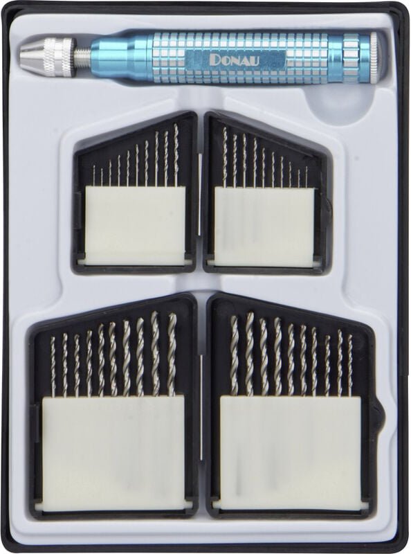 Donau Elektronik - HSS250 hss Metall-Spiralbohrer-Set din 338 Zylinderschaft 1 St.