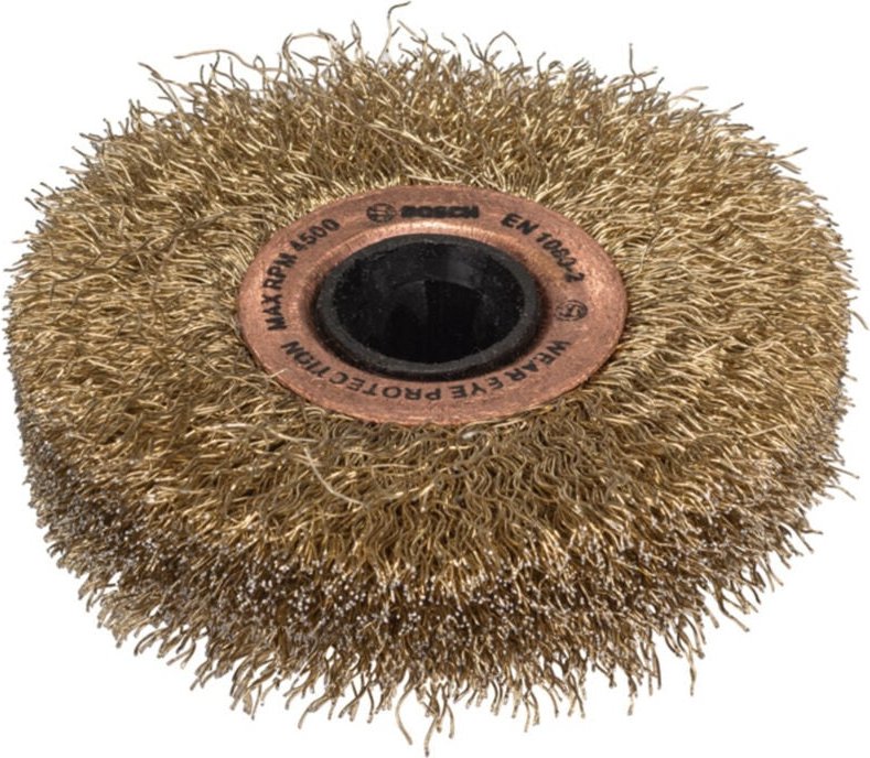 Bürste ø 10 mm, vermessingt, zu prr 250 es Scheibenbürste Drahtbürste - Bosch