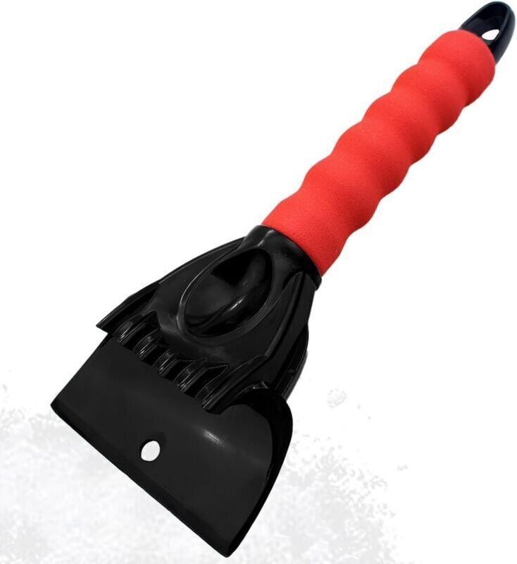 1 Stück Eiskratzer für Autos, Schneeentferner, Scheibenkratzer, Fensterkratzer, Scheibenabzieher