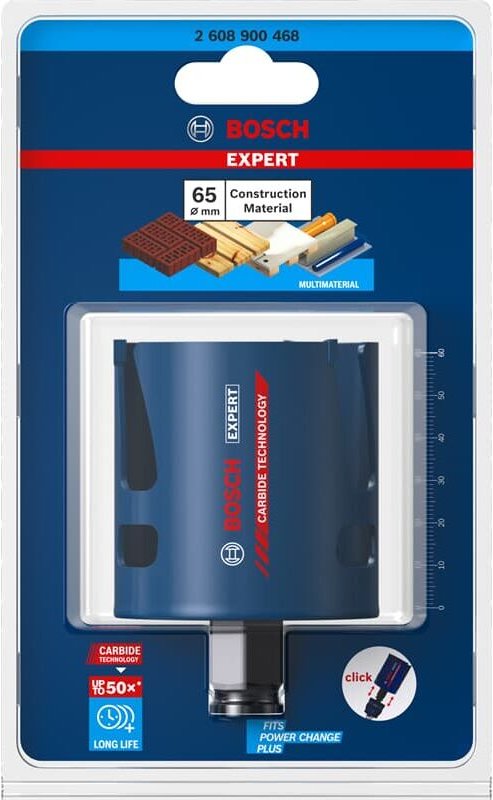 Bosch - Professional Expert Construction Material Lochsäge, 65 x 60 mm (2608900468)