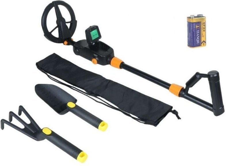 Metalldetektor für Kinder, leichter Metalldetektor mit LCD-Display und Ton, hochempfindlicher Metalldetektor mit wasserd...