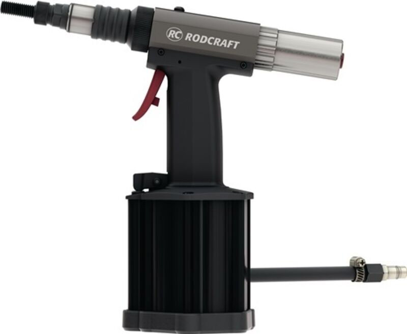 Rodcraft - Druckluftnietmutterngerät rc 6758 Zugkraft 24000 n Gewinde M3-M12 Hub 1-7 mm