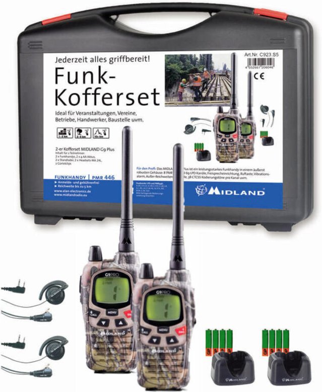 G9 Pro C923.S5 PMR-Funkgerät - Midland