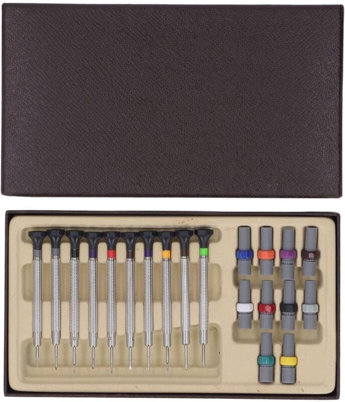 Professionelles 10-teiliges Uhrenschraubendreher-Set, Präzisionsschraubendreher-Set zur Reparatur von Uhren, Handys und ...