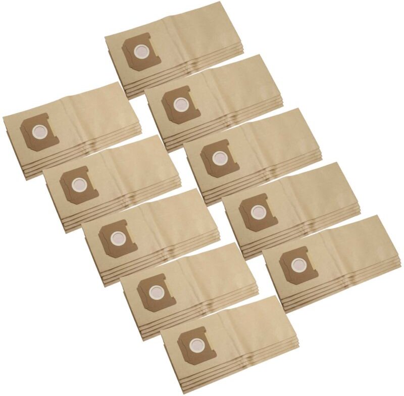 vhbw 50x Staubbeutel kompatibel mit Kärcher NT 35/1 Tact Te el, NT 35/1 Tact TE M, NT 361 Eco Staubsauger - 29cm x 21cm ...