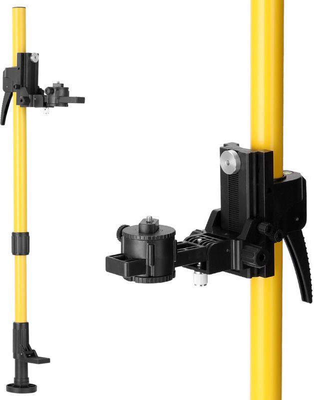 Zoternen Verstellbare Nivellierschiene, Teleskophalterung, ausziehbare 1/4"-Gewinde-Hebevorrichtung, maximale Höhe 4,2 m...