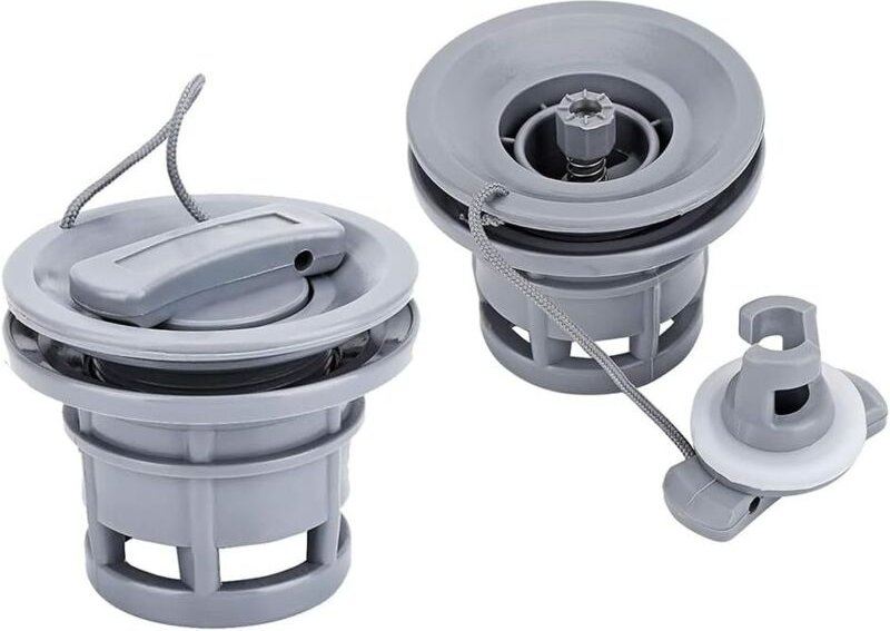 Ventil-Reparaturset für Schlauchboote – 2 Dichtungen, Ventil und Luftkappe für Kajaks