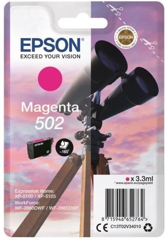 Epson Singlepack Magenta 502 Ink