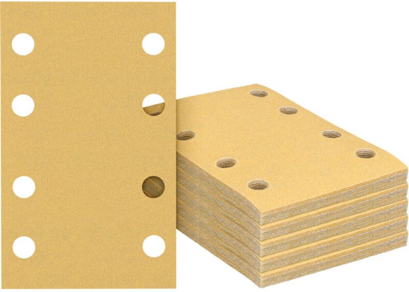 Bosch EXPERT C470 Schleifpapier Set, 80x133mm, K6080120180240, 50-tlg. Starter Pack