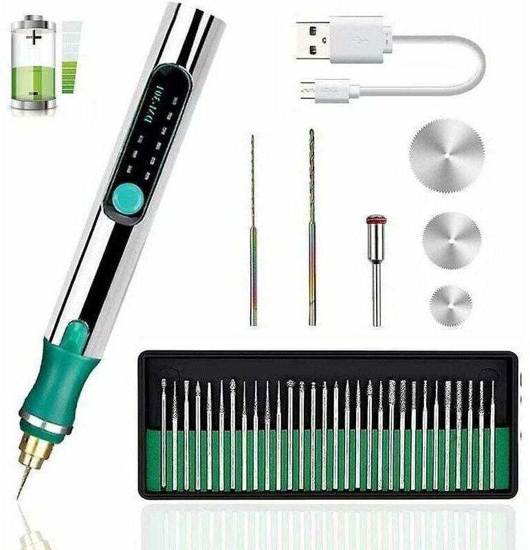 Akkubetriebenes Rotationswerkzeug, Mini-Elektrogravierer, Gravierstift