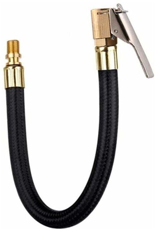 Reifenfüllschlauch, Motorradventil-Luftschlauch, Reifenspanner mit Klemme für Auto, Motorrad und Fahrrad