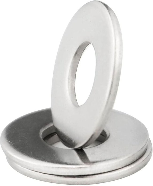 Bluedeer - 20 Stück Unterlegscheiben M10, Edelstahl A2 V2A 304, Beilagscheiben M10 x 25mm, Karosseriescheiben für Schrau...