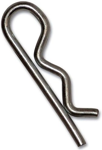 AVL-Stifte Form R 4 mm x 7 cm lang verzinkt